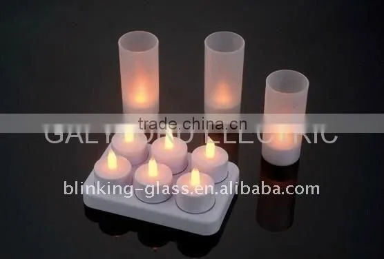 Led Rechargeable candle - 6pcs/set
