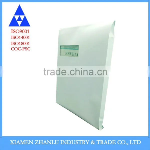 Gusset 120gsm White Kraft Opaque Pocket Bag photo-4