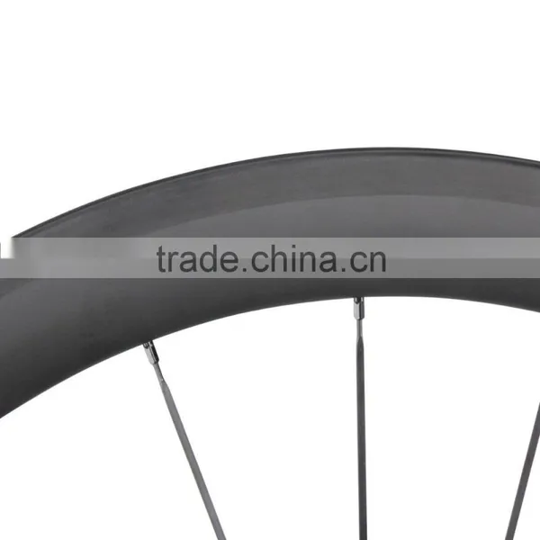 Cheap Bicycle Carbon Wheels 56/86mm Carbon Clincher Wheelset 700C Road Bike Wheelset UD Matt photo-3