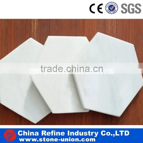 White Marble Wine and Food Serving Dinner Plates Natural Stone Tea Tray photo-5