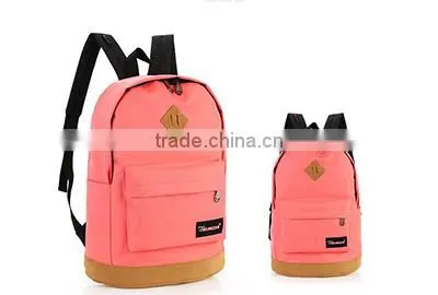 Fashion Canvas Backpack for Students Leisure Shoulder Bag With 1pc/opp Bag photo-2