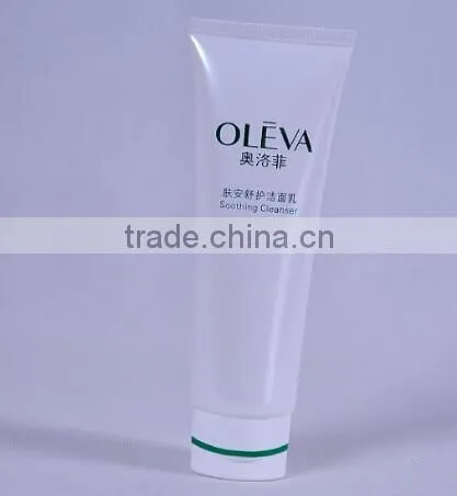 Flexible Tube With Two Color Flip Top Cap for Soothing Cleanser Packaging photo-2