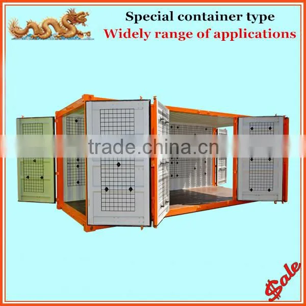 Modified 20' ft 40' ft Open Side Container With Hanging Clothes Mesh Wire photo-2