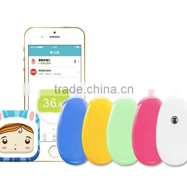 Bluetooth Baby Fever Real-time Temperature Monitor Wireless Thermometer With Alarm via Mobile photo-2