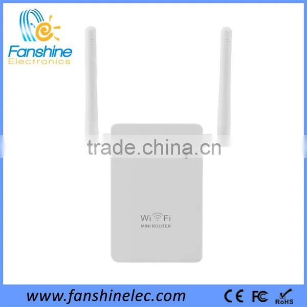 Fanshine Outdoor Mini Wireless Range Extender Wifi Repeater With Double Antenan Quality Choice