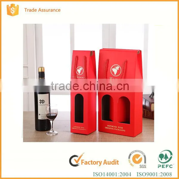 Customer Logo Printed Paperboard Boxes for Wine Packaging Box photo-5
