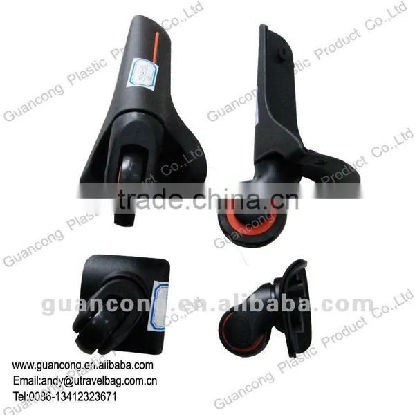 Rubber 2 Pairs Rotative Luggage Wheel Parts for Soft Luggage