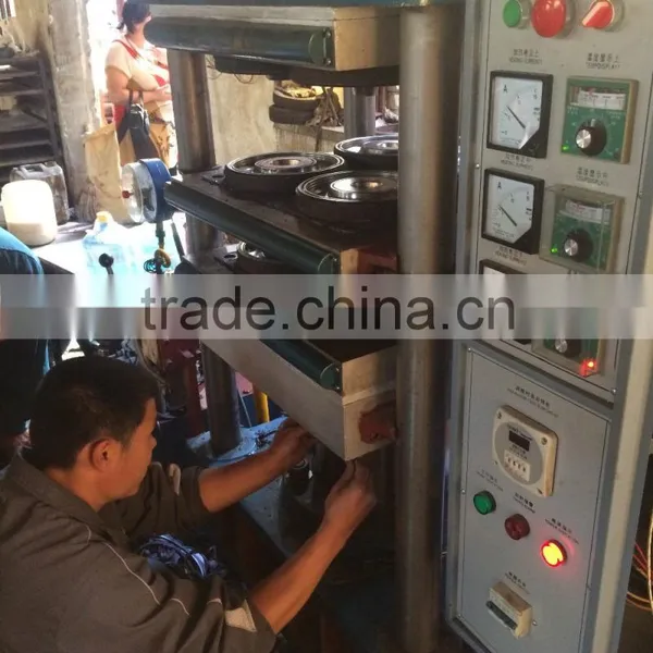 Wheel Barrow Tyre Making Machine / Rubber Tyre Vulcanizing Press / Rubber Tube Vulcanizer
