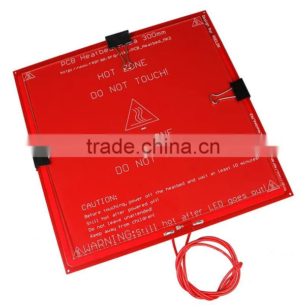 DIY I3 3D Printer PCB Hot Bed Mk2b 12/24 Dual Power Mk2a Dimensions 214 * 214 209MM Hole Spacing Heatbed for 3d Printer Machine photo-6