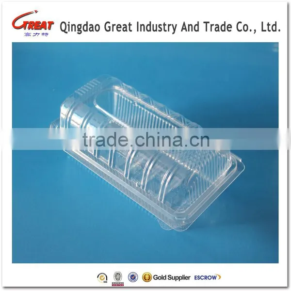 Food Grade Plastic Fruit Container for Food Vegetables Cakes Fruits Large Size photo-2