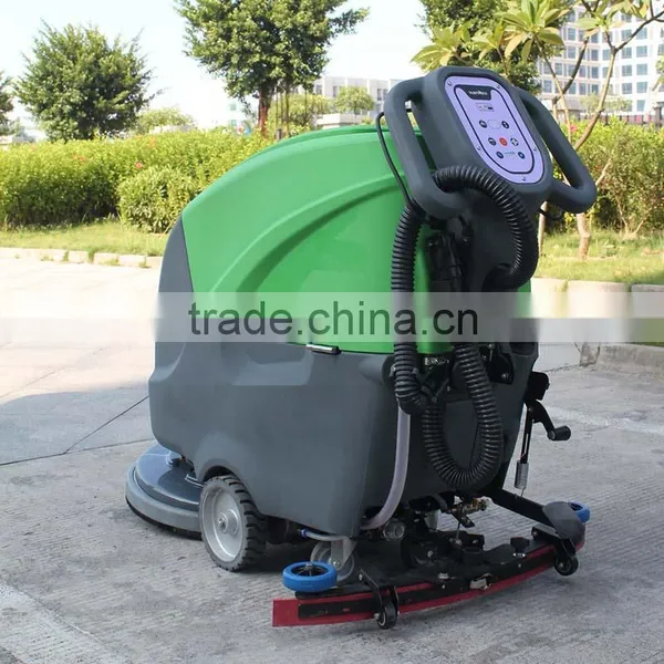 Mini New Hand Push Electric Ceramic Tiles Floor Scrubber Cleaning Machine (DQX5/5A) photo-4