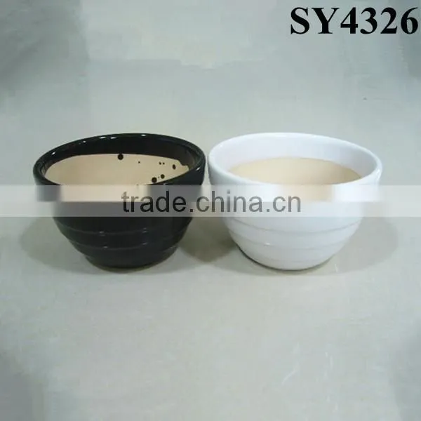 Pot for Flower Round Small Ceramic Indoor Plant Pot Wholesale photo-4
