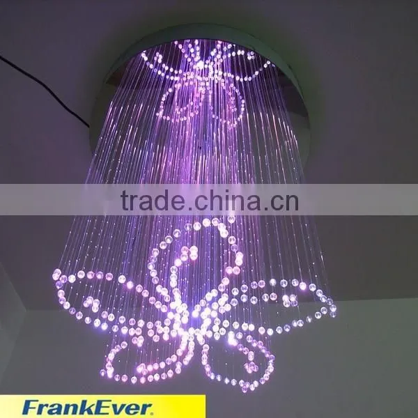 Optical Fiber Chandelier Hotel Fiber Chandelier