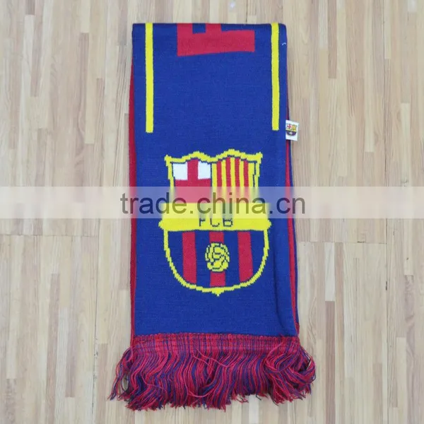 Inter Football Fan Scarf With Club Logo Printed Quality Choice
