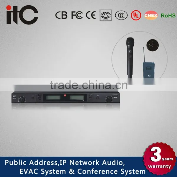 ITC Using UHF Double True Diversity Reception Classroom Sound System photo-4