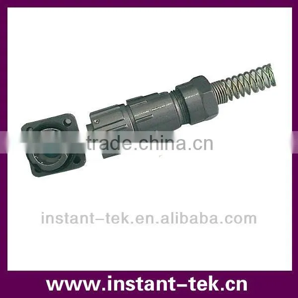 metal panel socket and cable female waterproof