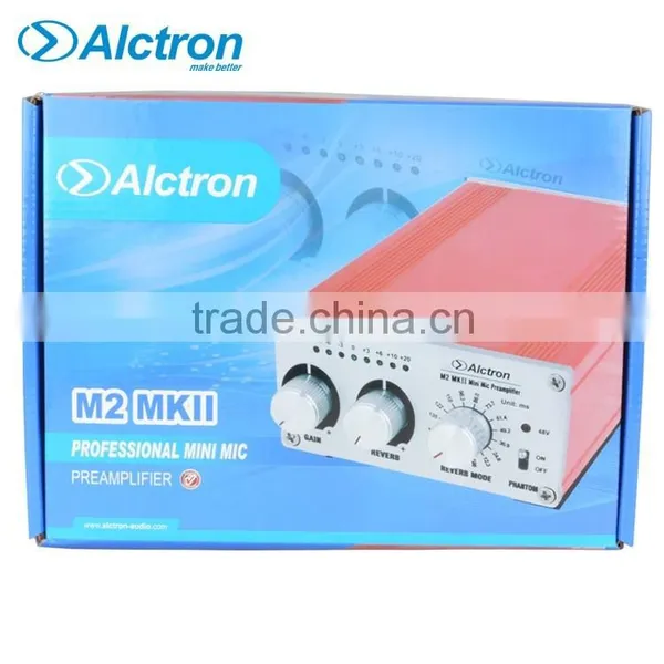 Alctron M2 MKII Professional Mini Microphone Preamplifier, Mic Preamp With 48V Phantom Power, Mixer Function Mic Preamplifier photo-2