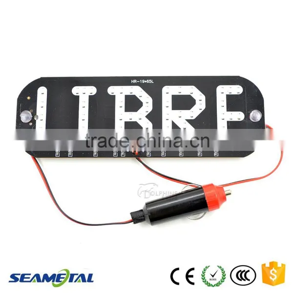 58SMD Taxi LED Top Light Beautiful Advertising Taxi Cab Top Lights Libre LED License Plate Lamp Quality Choice