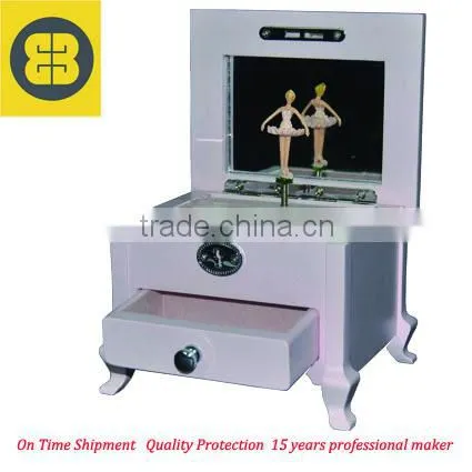 Ballerina Musical Jewelry Wooden Box Packaging photo-3