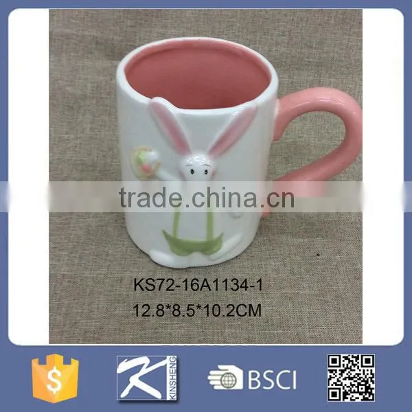 Cute Rabbit Shape Ceramic Mugs for Easter Day photo-2