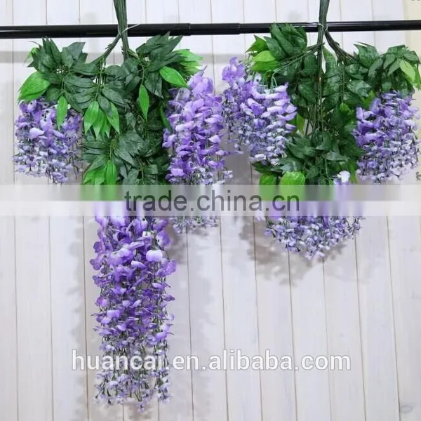 High Quality White Wisteria 110cm,artificial Wisteria Flower photo-3