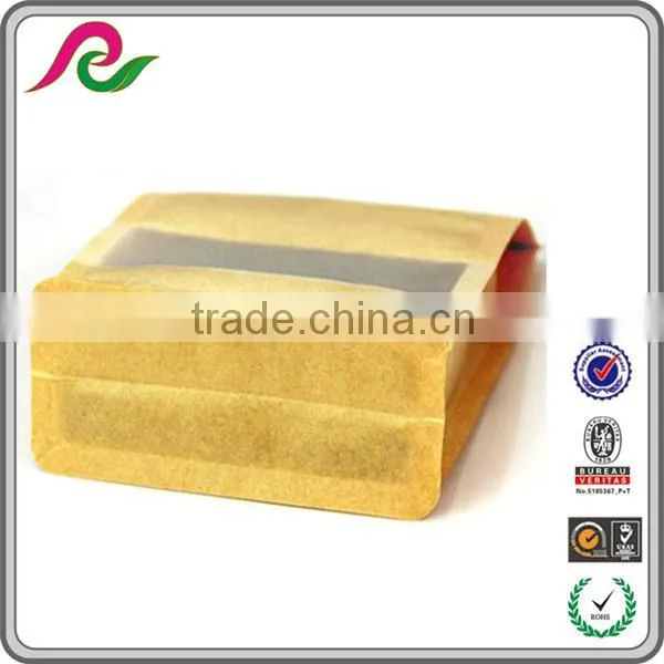 Factory Price Foil Lined Kraft Paper Gusseted Pouches For Food Packaging photo-4