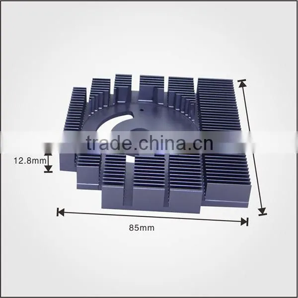 Anodized Aluminum Profile Extrusion Heat-Sink for VGA ,accept OEM Orders