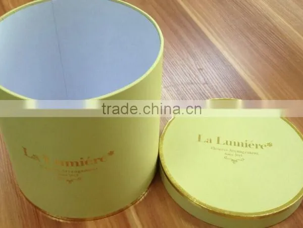 High Quality Round Flower Box With Gold Stamping Logo(ZJ-60056-003) Quality Choice photo-2