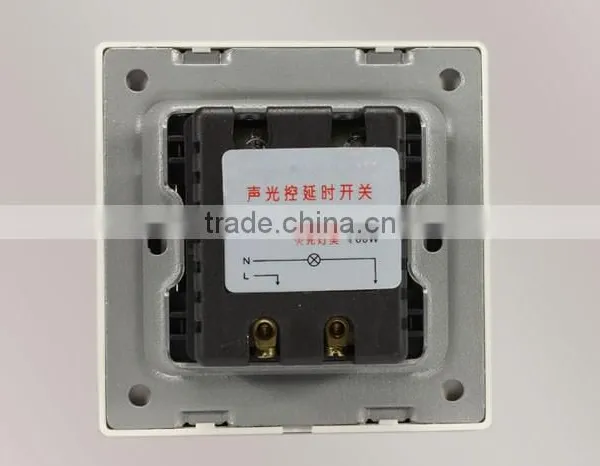 China Manufacture 86 Series 86mm Universal Electric Sound Light Delay Switch photo-3