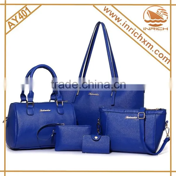 Woman Fashion 2016 5 Pieces Leather Tote Bag High End Handbag Quality Choice photo-3