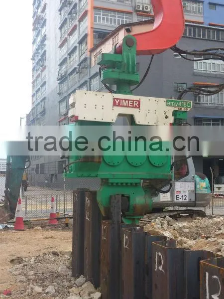 YIMER EMV645 Construction Machinery Pile Driver Excavator Hydraulic Vibro Hammer photo-3