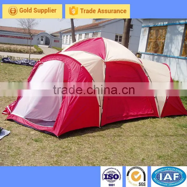 A Triple Dome With 6 Berth Family Tent