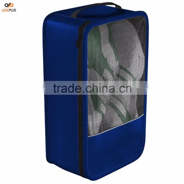 Luckiplus Shoe Bag - Convenient Packing System For Your Shoes When Traveling Navy