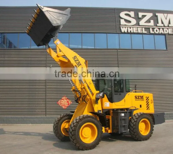 4WD 3 ton small articulating wheel loader compact loaders with CE
