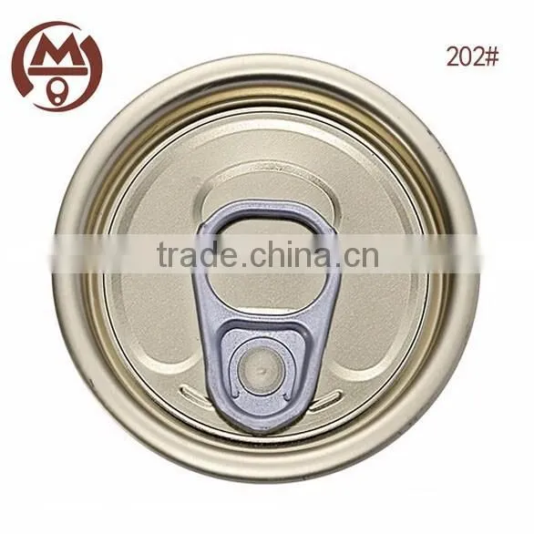China Factory Best Price Dia.52mm Pull Ring Full Open Tin Eoe Cap for Food Can