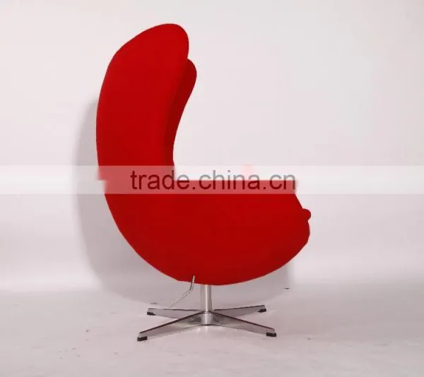 China Manufacturer High Quality Fabric Egg Chair and Ottoman photo-2