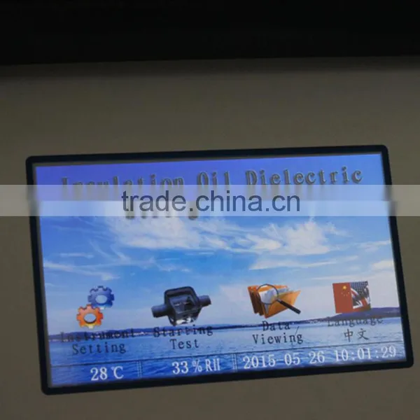 China Market of Electronic HZJQ-1 Portable Transformer Oil Tester/ Transformer Oil Bdv Testing Kit photo-4