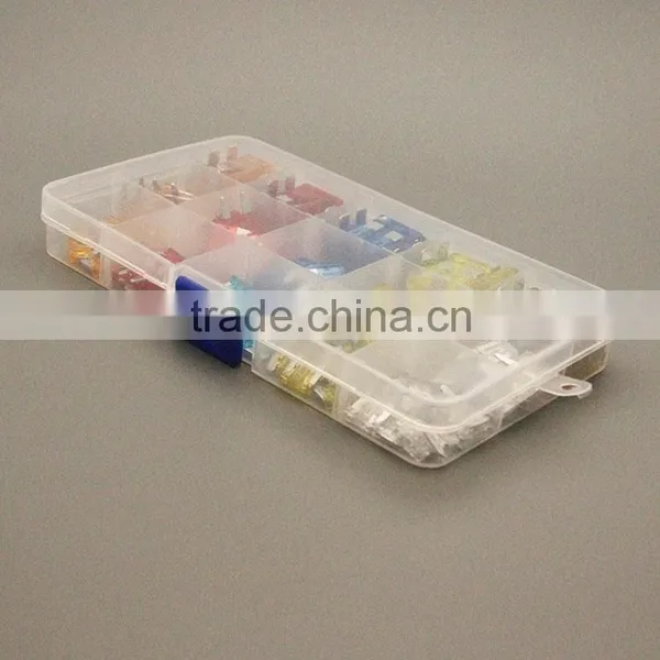 New 300pc MINI Blade Fuse Assortment Auto Car Motorcycle SUV FUSES Kit APM ATM photo-2
