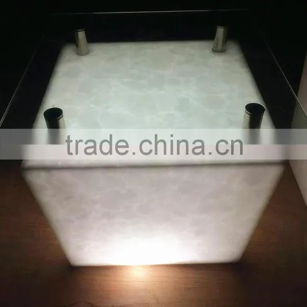 Backlit Acrylic Night Club Bar Counter Design photo-2