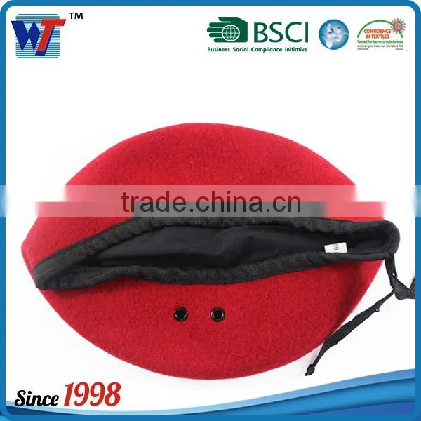 2015 Wholesale Black Beret Military Basque Beret Hats for Men photo-3