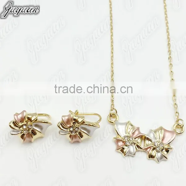 Juyuan Fashion 18K Gold Three Color Crystal,rhinestone Baby Set photo-2