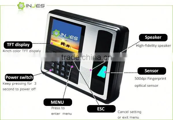 Economical TCP IP USB Biometric Desktop Fingerprint Time Attendance photo-2