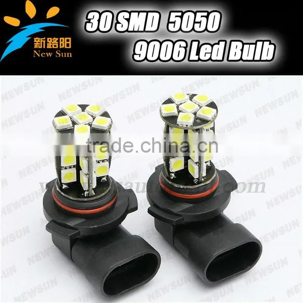 9006 30smd Auto Led Bulb,12v 9006 Led Auto Lamp,9006 Led Light