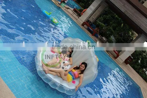 Popular Giant Inflatable Pool Float Shell With Beachball/inflatable Pool Mattress photo-3