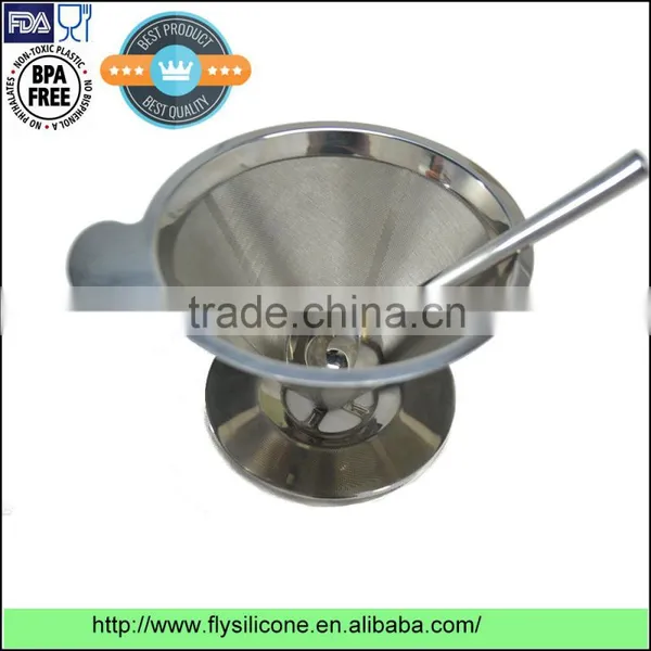 Built Construction Ultra Fine Mesh Pour Over Coffee Dripper photo-6