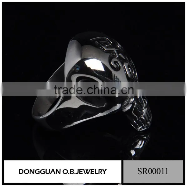 European American Trend Skull Ring/Custom Stainless Stee Ring For Men photo-6