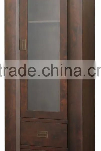 Simple Design Convex Single display cabinet for dining room