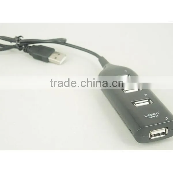 New High Speed 4-Port Splitter USB 2.0 Hub Powered Adapter For PC Laptop Notebook photo-2
