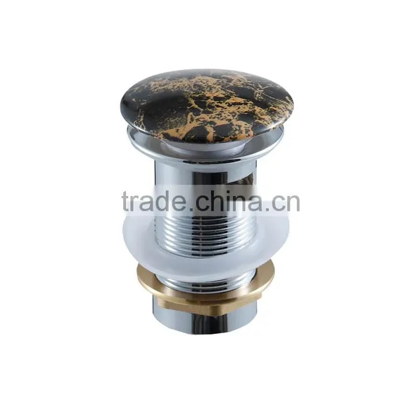 Bathroom Sink Drain With Ceramic Cover Overflow