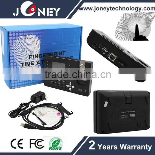 TCP/IP Fingerprint Reader Access Control & Time Attendance Recorder With Software